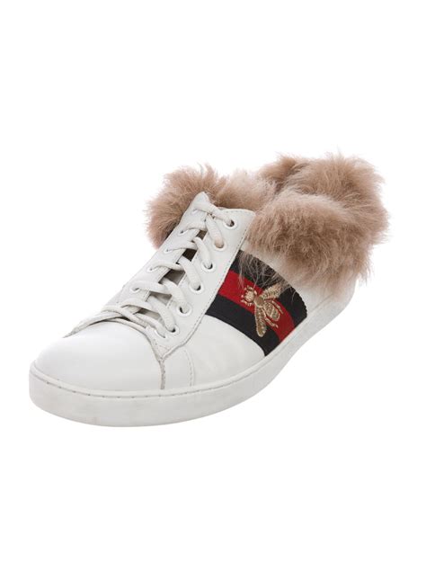 gucci ace sneaker dhgate|Gucci ace sneakers with fur.